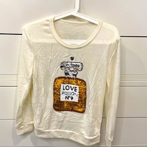 WILDFOX Love Potion Number 9 Knot Sweater S